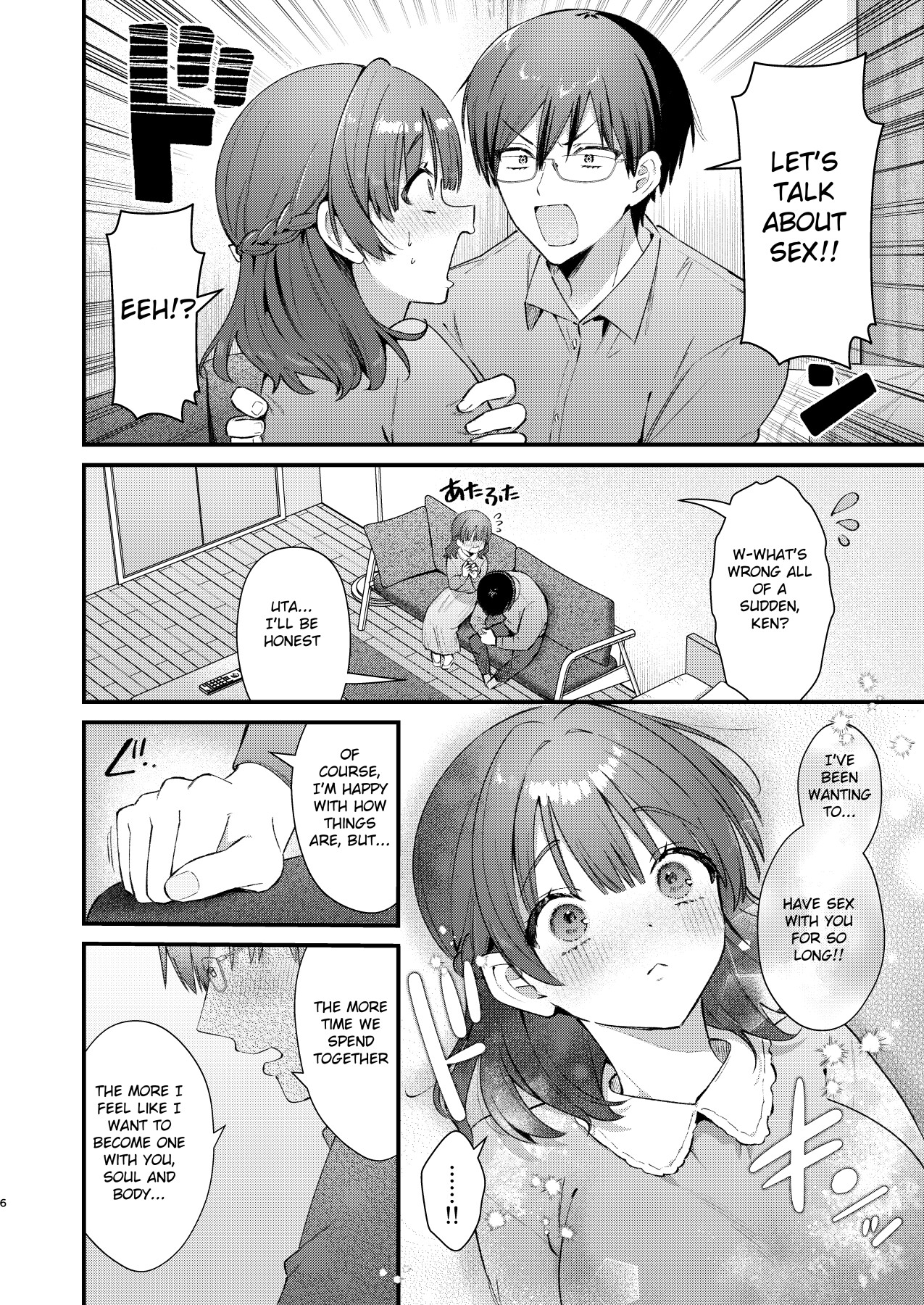 Hentai Manga Comic-My innocent and quiet girlfriend confessed to me that she has a large clitoris.-Read-5
